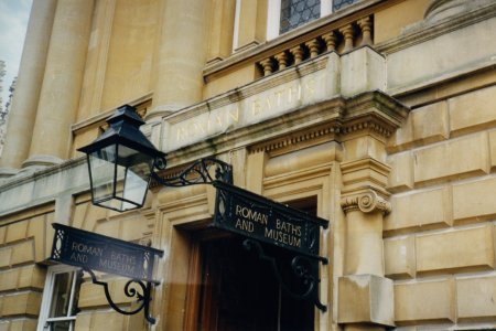 Entrance to the baths.