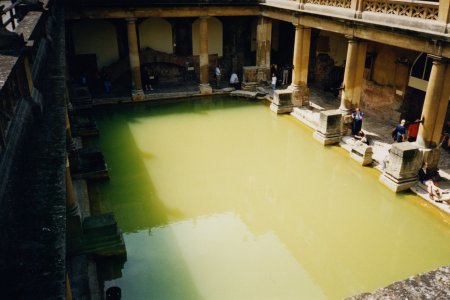 The baths, viewed from above.