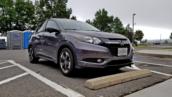 The HR-V at the Sideling Hill overlook after conquering South Mountain and Sideling Hill.