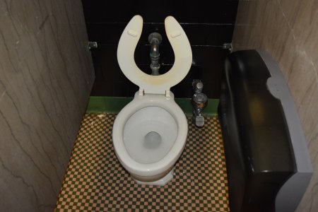 Commode in Armstrong Hall