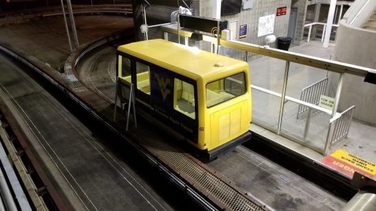 Our PRT vehicle as we left the station