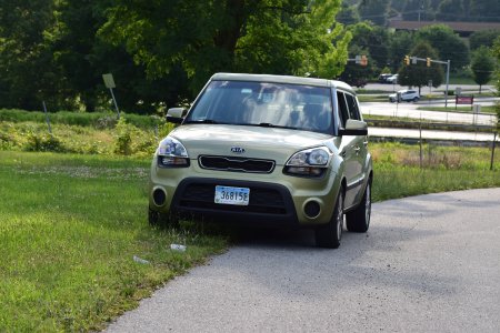 Parked on Whiteford Road in York, Pennsylvania while I went and photographed a water tower.