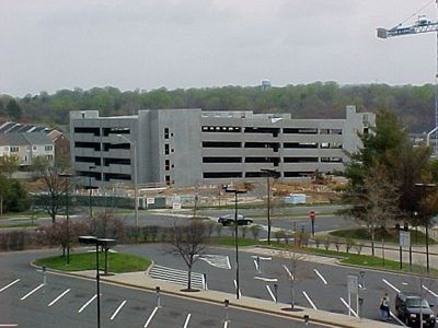 I remember seeing this parking garage going up and being kind of excited, thinking that Vienna was getting a third parking garage.  Unfortunately, this was not the case, as this garage was to be part of an apartment complex rather than public parking.