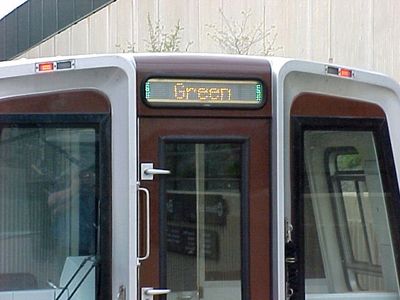 The 5000-Series was also Metro's first time using mixed case on the train signs.  This was replaced with all caps a year or so later.