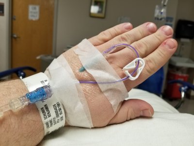 Hooked into the IV