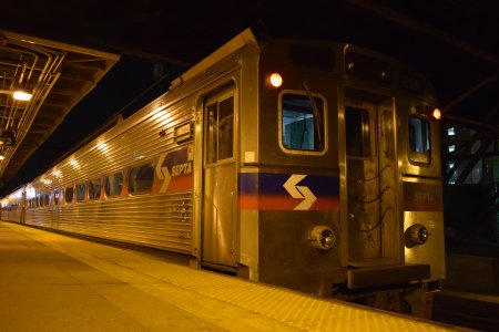 Our SEPTA Regional Rail train at Trenton.