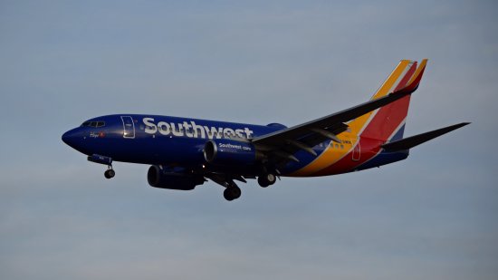 N443WN, in the new Southwest livery.