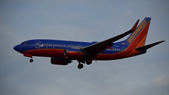 N263WN, in the old Southwest livery.