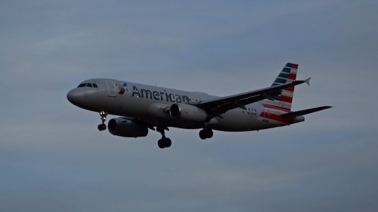 N649AW, an Airbus A320-232 for American Airlines.  This airliner wore liveries for America West and US Airways prior to becoming part of American.