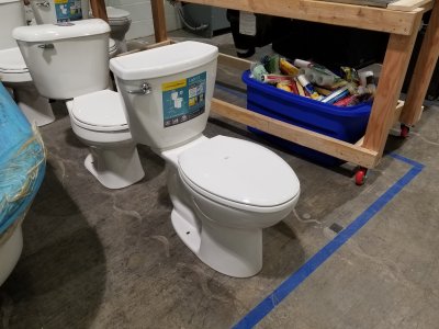 The new toilet at the Habitat store