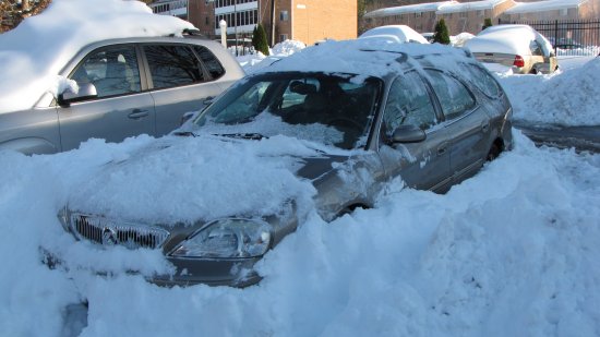 The Sable, after I cleared the topsides of it of snow.  I still had to dig myself a way to get out, though.