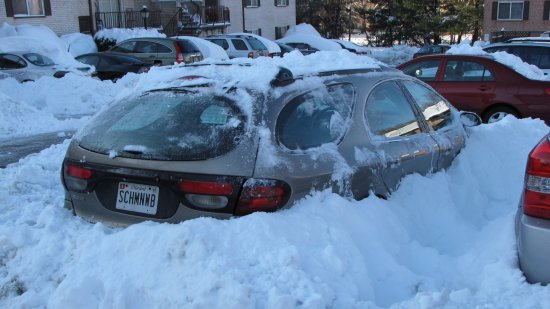 The Sable, after I cleared the topsides of it of snow.  I still had to dig myself a way to get out, though.