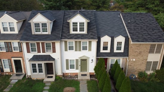 Higher view of the house.