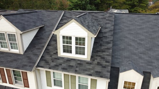 Higher view of the dormer at the mezzanine level.