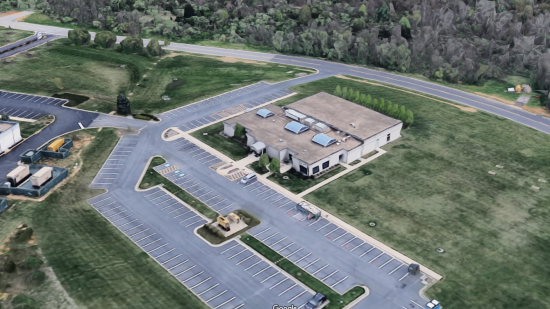 CFW Information Services, now the operations center for Dupont Community Credit Union, from Google Maps