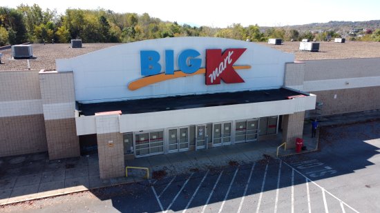 Kmart in Waynesboro, from the air