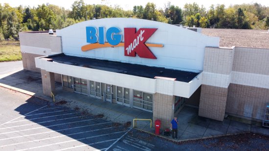 Kmart in Waynesboro, from the air