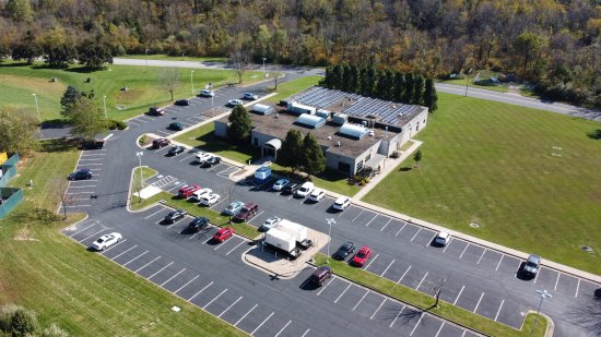 CFW Information Services, viewed from overhead