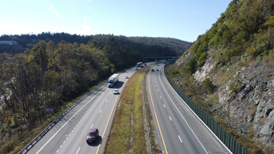 Interstate 64 at Rockfish Gap