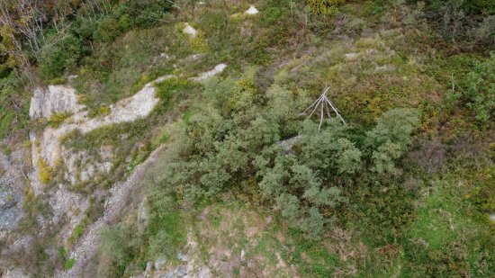 The teepee at Rockfish Gap