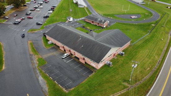 The fieldhouse. This was built after my time there, replacing an older building that was destroyed by a fire in the mid 2000s.