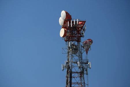 The AT&T Long Lines tower in Williamsburg