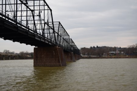 Pedestrian bridge to City Island.