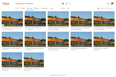 Google image search results for the Howard Johnson's photo