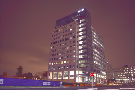 The Mitre building, with several exposures stacked in summation mode