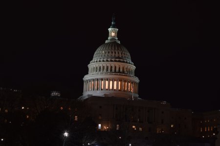 Two-second exposures of the Capitol, stacked