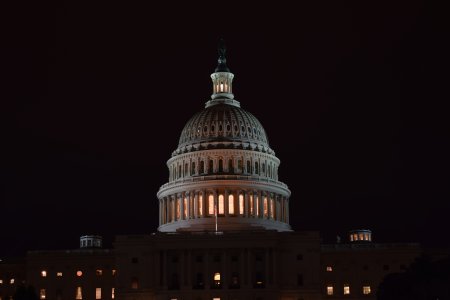 Two-second exposures of the Capitol, stacked