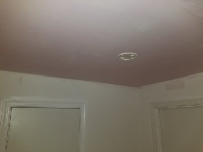 Painting the ceiling in the basement
