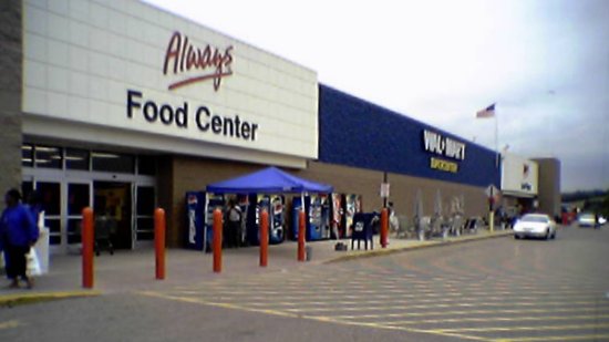 The exterior signage is complete, with mixed-case text, and the addition of "Always" text over the entrances.