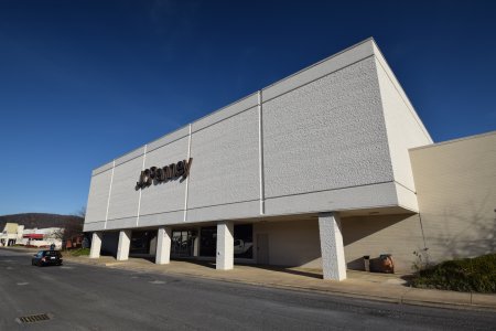 The former JCPenney store at Staunton Mall.