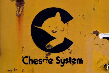 Chessie System logo, photographed on a piece of equipment