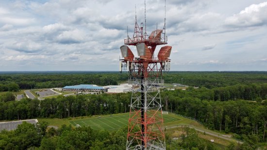 AT&T Long Lines tower near Dumfries