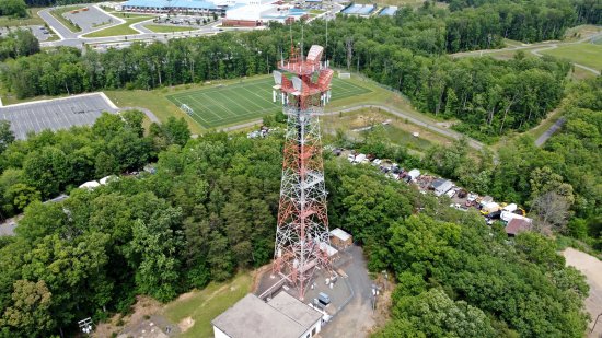 AT&T Long Lines tower near Dumfries