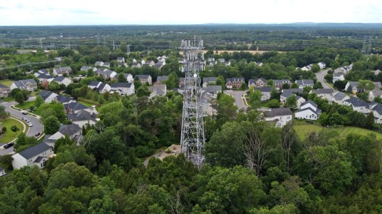 AT&T Long Lines tower near Manassas