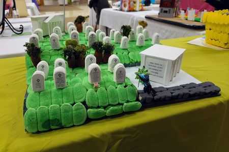 Arlington National Cemetery in Peeps form.