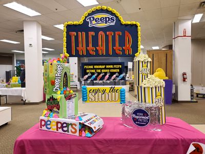 Peeps theater.