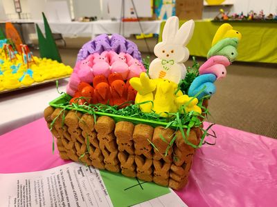 Peeps Easter basket.