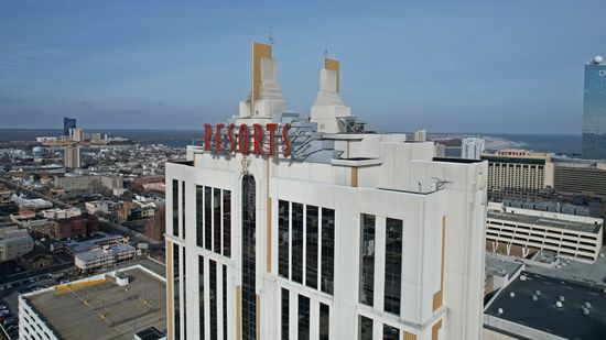 The newer hotel tower at Resorts, which opened in 2004.  That surprised me, because based on the dated looking architecture, I would have thought it was much older than that.