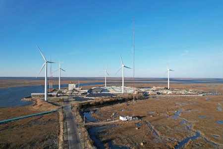 The wind farm in Atlantic City