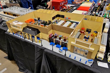 Connor Franco of Manorville, New York built a Lego Walmart store.  I'd say that they did a good job, because it looked like Walmart, with all of the right colors, the Subway restaurant, and other various things.