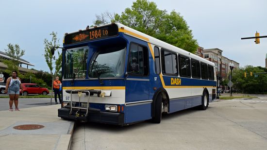 Bus 97 at King Street station.