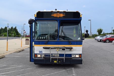 Bus 96 at the park and ride in Oxon Hill.