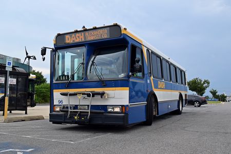 Bus 96 at the park and ride in Oxon Hill.