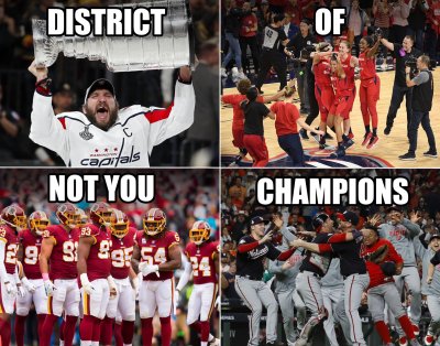 "DISTRICT OF (NOT YOU) CHAMPIONS"