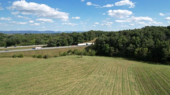 Another overview of the field.  The sign is approximately at the center of the photo.