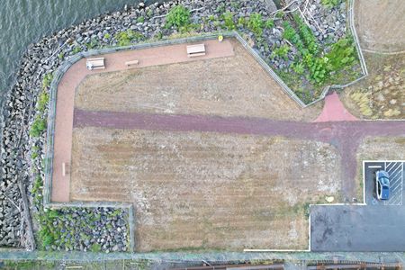 Overhead view of Phoenix Park as I bring the drone in for a landing.